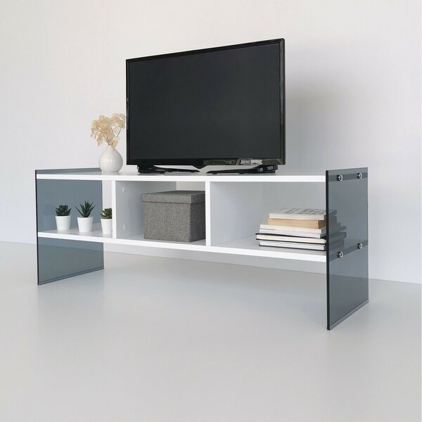 Hanah Home TV állvány, White Fume TV401