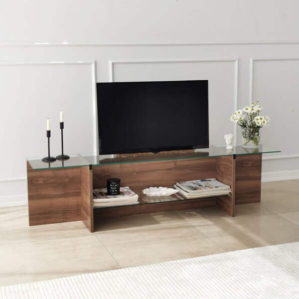 Hanah Home TV Stand Walnut Escape TV - Walnut