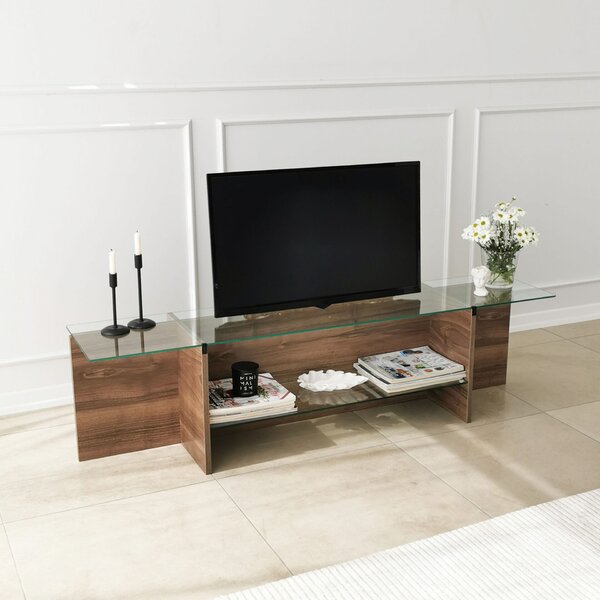Hanah Home TV Stand Walnut Escape TV - Walnut