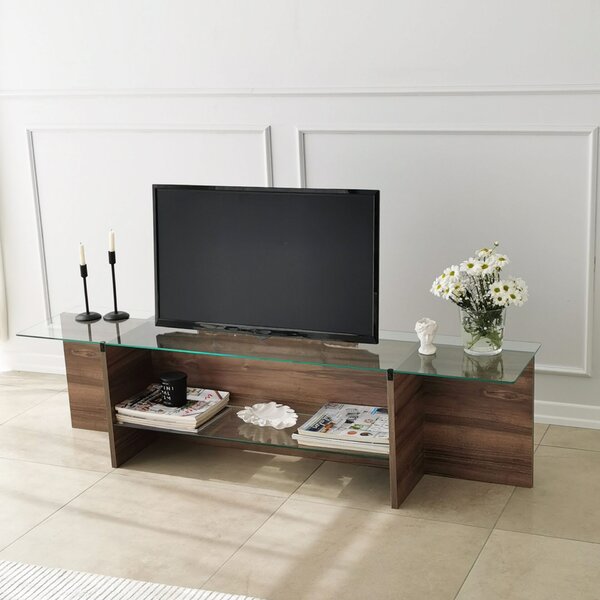 Hanah Home TV Stand Walnut Escape TV - Walnut