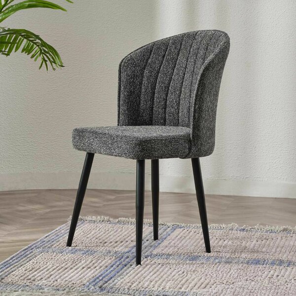 Hanah Home Chair Set (2 Pieces) Anthracite Black Rubi - Anthracite, Black