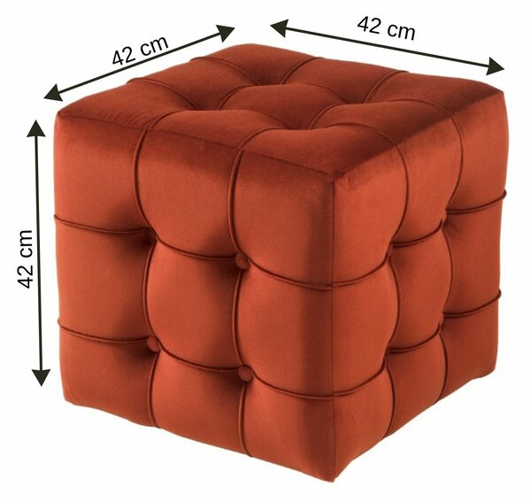 Atelier Del Sofa Lizbon Puff - narancssárga