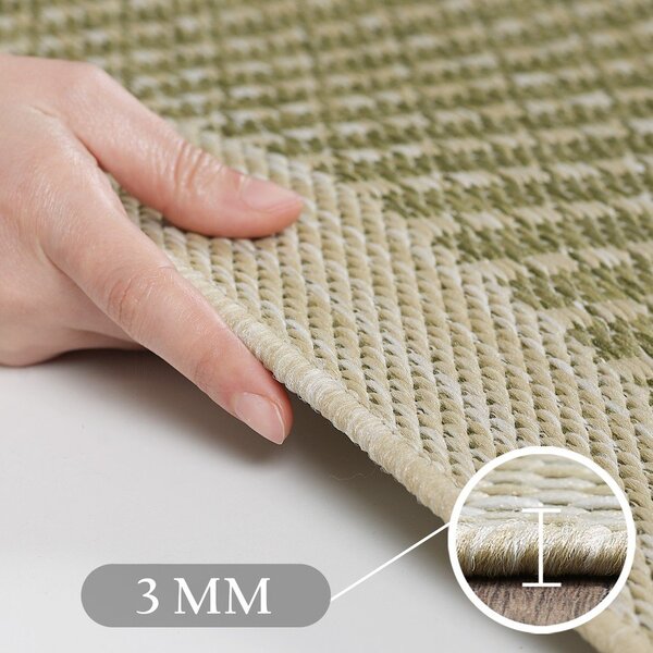 Khaki kültéri-beltéri szőnyeg 80x150 cm Giza 1410 – Ayyildiz Carpets