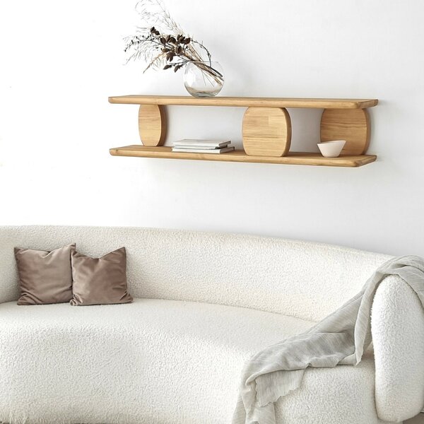 Hanah Home Fali polc Oak Modena - Oak