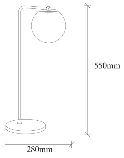 Opviq Asztali Lámpa Réz Daisy - 146-ML