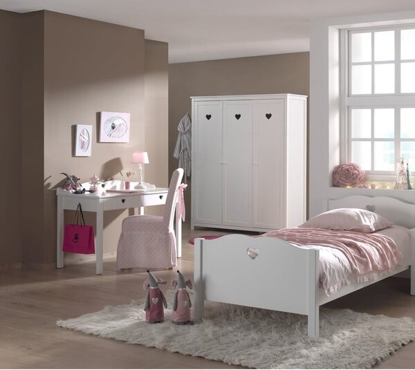 Amori fehér íróasztal, hosszúság 60 cm - Vipack