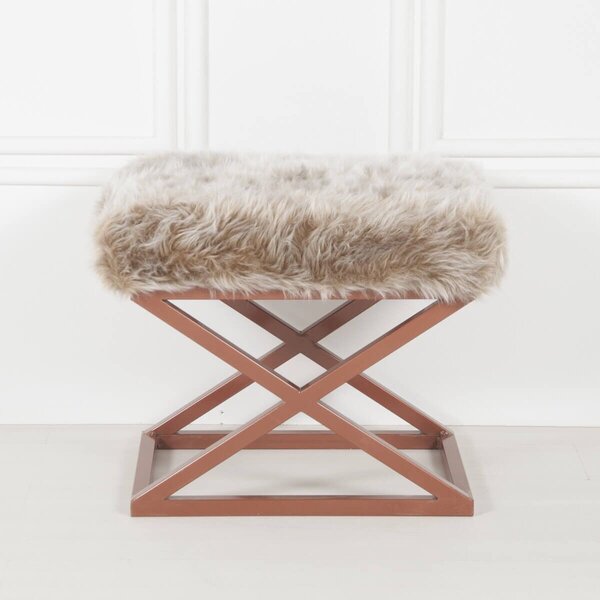 Atelier Del Sofa puff, réz Capraz plüss - réz