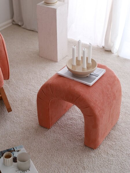 Atelier Del Sofa Coral Nu puff - Korall