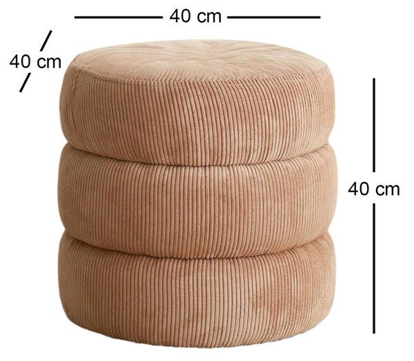 Atelier Del Sofa Puff Camel Boum - Camel színben