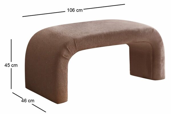 Atelier Del Sofa Puff Nu Pad - Barna