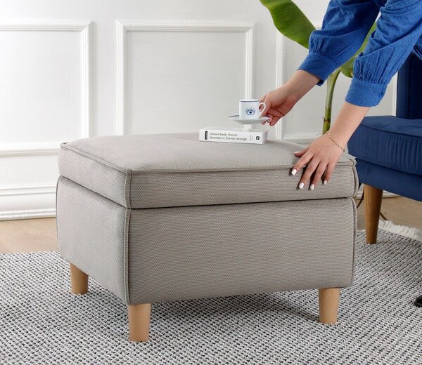 Atelier Del Sofa Puff Barna Roscen - barna