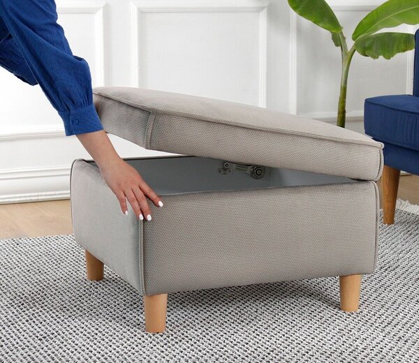 Atelier Del Sofa Puff Barna Roscen - barna