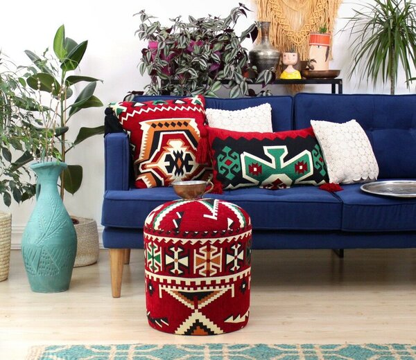 Atelier Del Sofa Puff, sokszínű Bozok v3 - sokszínű