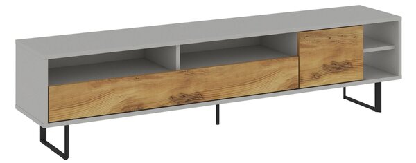 Hanah Home TV Stand Grey Oak Luga - Grey, Oak