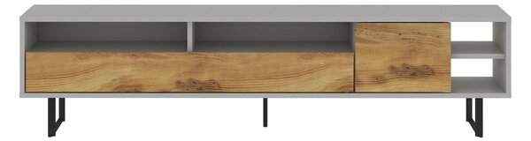 Hanah Home TV Stand Grey Oak Luga - Grey, Oak