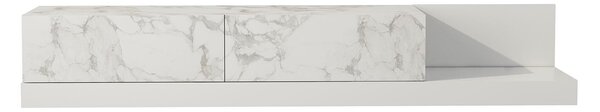 Hanah Home TV állvány Marmo Marble White Major - márvány hatású, fehér