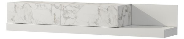 Hanah Home TV állvány Marmo Marble White Major - márvány hatású, fehér