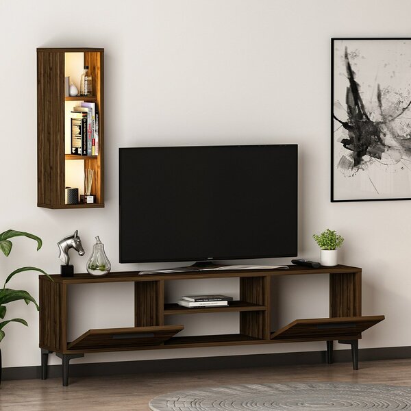 Hanah Home TV állvány Walnut Bien - dió