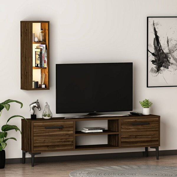 Hanah Home TV állvány Walnut Bien - dió