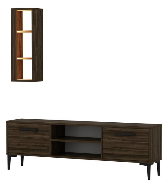 Hanah Home TV állvány Walnut Bien - dió