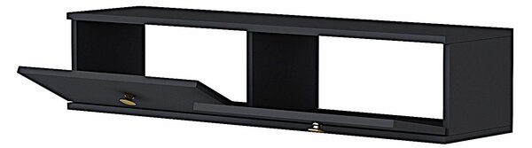 Hanah Home Zuzu 120 TV állvány - Antracit, Arany