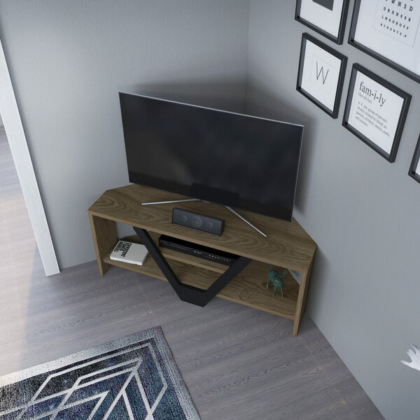 Hanah Home TV Stand Oud Black Karin - Oud, Black