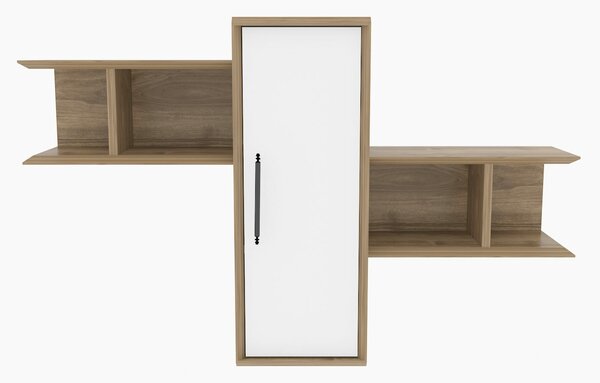 Hanah Home Olida fali polc - dió, fehér
