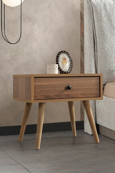 Hanah Home Nightstand Walnut Vita 5105