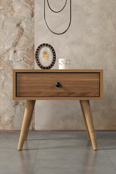 Hanah Home Nightstand Walnut Vita 5105