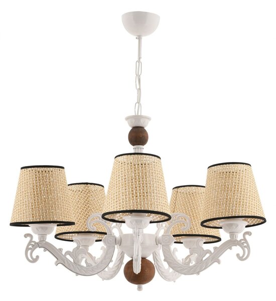 Opviq Csillár White Cream Fiona Coral Wood - Fehér, Krém