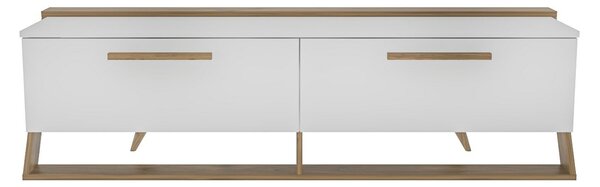 Hanah Home TV állvány Astrid - fehér, dió