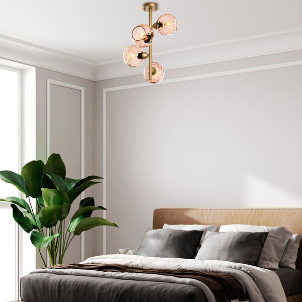 Opviq Csillár Pink Gold Benek - 15 - 14503