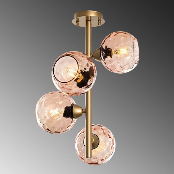 Opviq Csillár Pink Gold Benek - 15 - 14503