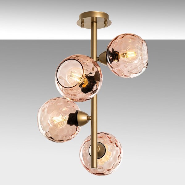 Opviq Csillár Pink Gold Benek - 15 - 14503