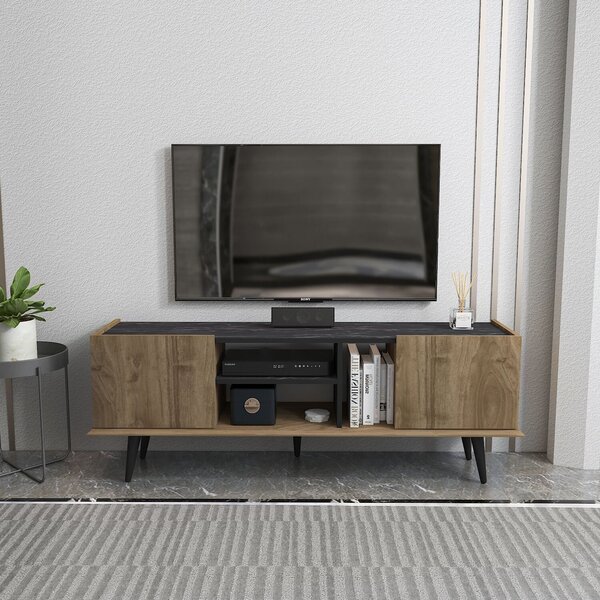 Hanah Home TV állvány dió színben, Bendire Ekvador - Dió, Bendire