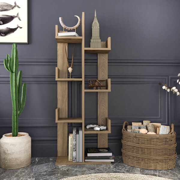 Hanah Home Luisa könyvespolc, Oud Oak színben - Oud Oak