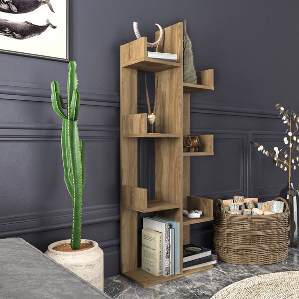 Hanah Home Luisa könyvespolc, Oud Oak színben - Oud Oak