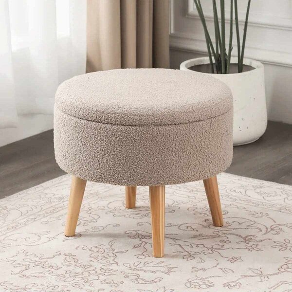 Atelier Del Sofa puff Berlin Wellsoft - bézs