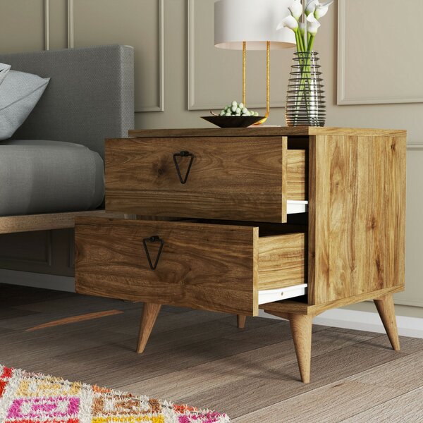 Hanah Home Dió Éjjeliszekrény Versa-Ce 3630