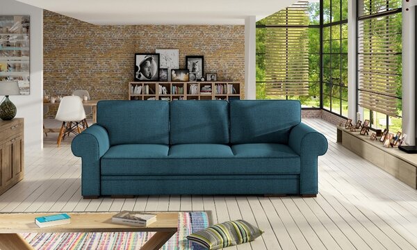 Háromszemélyes kanapé Bremo (kék). Akció -33%. 601349