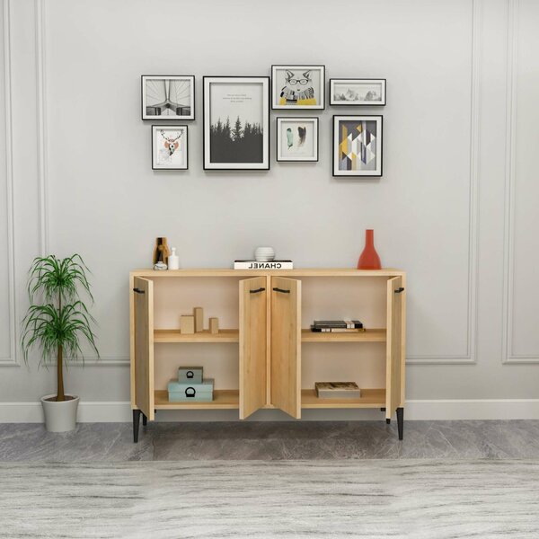 Hanah Home Console Sapphire Oak Frezya - Sapphire Oak
