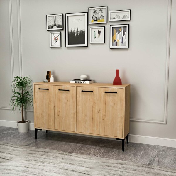 Hanah Home Console Sapphire Oak Frezya - Sapphire Oak