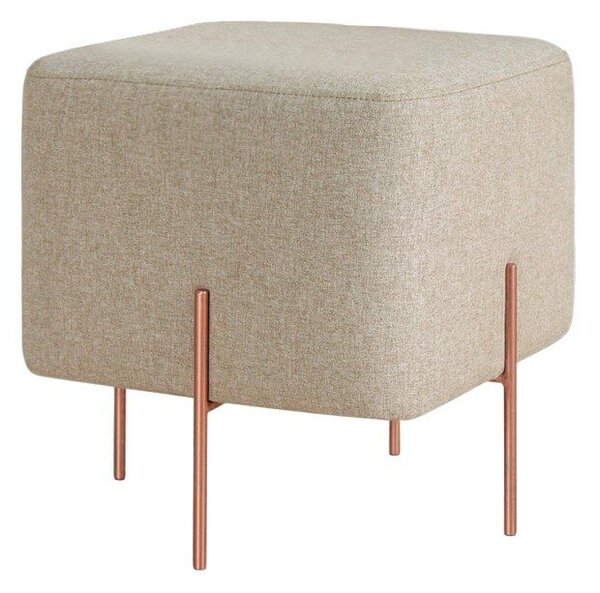 Atelier Del Sofa Puff Coffee Copper 60 - Coffee