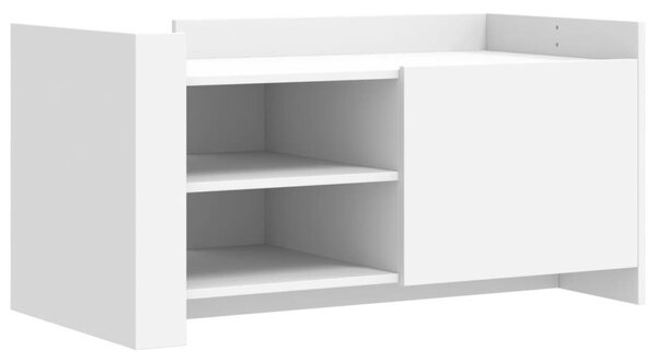 Fekete szerelt fa dohányzóasztal 100 x 50 x 50 cm