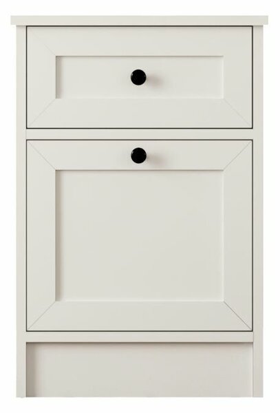 Hanah Home Nightstand Matte White Rumy - Rb-168-03