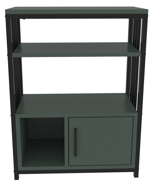 Hanah Home Könyvespolc GreenBlack Letos - Zöld, fekete