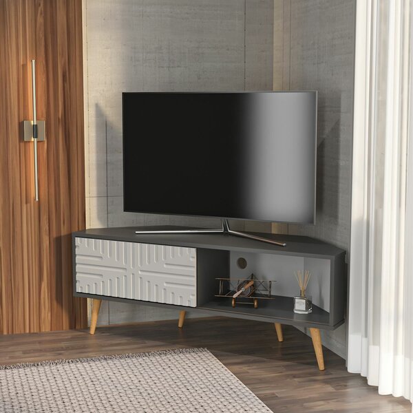 Hanah Home Mora TV állvány - antracit, fehér