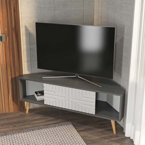 Hanah Home Mora TV állvány - antracit, fehér