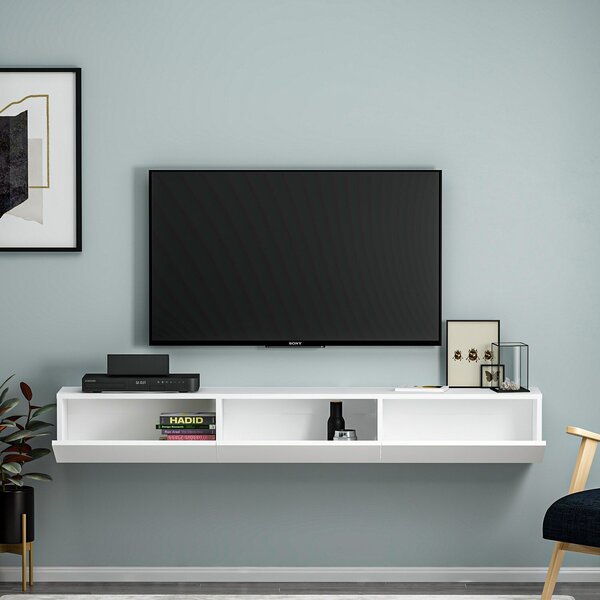 Hanah Home TV Stand White Terra - White