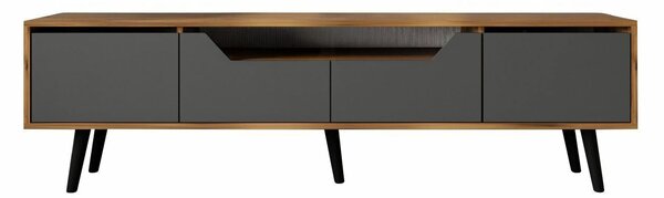 Hanah Home Roma 180 TV állvány, dió és antracit